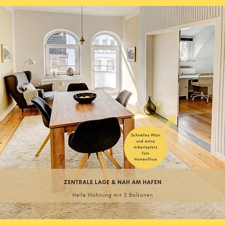 Mittendrin - Apartment Mit 2 Balkonen Sehr Zentral Фленсбург Экстерьер фото